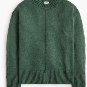 J. Crew Factory Forest Green Mock Neck sweater